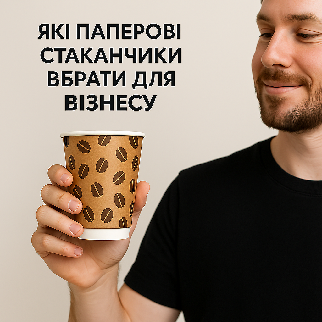 Які паперові стаканчики обрати для вашого бізнесу
